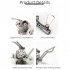 Backpacking Stove Ultralight Camping Gas Burner Stove Portable Propane Camping Stove  Weight About 47g  Stable Support Stove For Camping Hiking Cooking mini fol