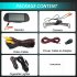 Backup Camera for Trucks 7 inch Dvr Monitor System Waterproof Night Vision Rear View Camera Kit Black