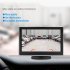 Backup Camera with 5 Inch Monitor Kit Waterproof Night Vision Rear View Camera Wired Back up Camera System Black