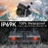 Backup Front Side View Camera 170   Wide Angle AHD 720P Reverse Rear Cam With 4 Infrared Lights For Car SUV RV Trailer black