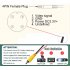 Backup Front Side View Camera 170   Wide Angle AHD 720P Reverse Rear Cam With 4 Infrared Lights For Car SUV RV Trailer black