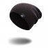 Baggy Beanies Winter Cap Outdoor Bonnet Skiing Hat Soft Knitted Hat for Man and Woman light grey