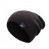 Baggy Beanies Winter Cap Outdoor Bonnet Skiing Hat Soft Knitted Hat for Man and Woman Brown