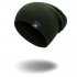 Baggy Beanies Winter Cap Outdoor Bonnet Skiing Hat Soft Knitted Hat for Man and Woman ArmyGreen