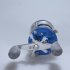 Baitcaster Reel with Oversized Handle Blue Left Hand