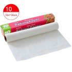 Bakeware Baking Cooking Paper Rectangle Baking Sheets for Kitchen Bakery BBQ Party 10 m