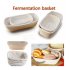 Baking Dry Basket Oval Shape Rattan Banneton Basket Bread Dough Proving Brotform Bowl Oval 17X12X6CM