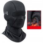 Balaclava Face Mask For Men Women UV Protection Windproof Breathable Washable Winter Warm Cycling Helmet Liner black