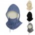 Balaclava Ski Mask Windproof Thermal Winter Oriel Velvet Scarf Mask For Cold Weather Cycling Women Men indigo