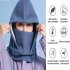 Balaclava Ski Mask Windproof Thermal Winter Oriel Velvet Scarf Mask For Cold Weather Cycling Women Men indigo