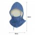 Balaclava Ski Mask Windproof Thermal Winter Oriel Velvet Scarf Mask For Cold Weather Cycling Women Men indigo