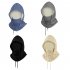 Balaclava Ski Mask Windproof Thermal Winter Oriel Velvet Scarf Mask For Cold Weather Cycling Women Men indigo