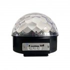 Ball Lamp Stage Lights With 9 Colors 600LM USB Interface Remote Control And Voice Control RGB Rotation Magic Ball Light For KTV Club Living Room MP3 9 colors