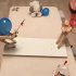 Balloon Bamboo Man Battle Wooden Bots Battle Game Interactive Toys For 2 Players Handmade Wooden Fencing Puppets Gifts Party Supplies For Boys Girls Gifts Ballo