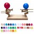 Balloon Bamboo Man Battle Wooden Bots Battle Game Interactive Toys For 2 Players Handmade Wooden Fencing Puppets Gifts Party Supplies For Boys Girls Gifts Ballo