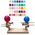 Balloon Bamboo Man Battle Wooden Bots Battle Game Interactive Toys For 2 Players Handmade Wooden Fencing Puppets Gifts Party Supplies For Boys Girls Gifts woode