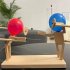 Balloon Bamboo Man Battle Wooden Bots Battle Game Interactive Toys For 2 Players Handmade Wooden Fencing Puppets Gifts Party Supplies For Boys Girls Gifts woode
