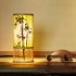 Bamboo Table Lamp Handmade Bamboo Woven Bedside Lamp With Bulb And Plug Retro Chinese Style Desktop Night Light For Living Room Bedroom Kids Room Dorm Office De