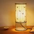 Bamboo Table Lamp Handmade Bamboo Woven Bedside Lamp With Bulb And Plug Retro Chinese Style Desktop Night Light For Living Room Bedroom Kids Room Dorm Office De