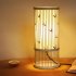 Bamboo Table Lamp Handmade Bamboo Woven Bedside Lamp With Bulb And Plug Retro Chinese Style Desktop Night Light For Living Room Bedroom Kids Room Dorm Office De