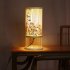 Bamboo Table Lamp Handmade Bamboo Woven Bedside Lamp With Bulb And Plug Retro Chinese Style Desktop Night Light For Living Room Bedroom Kids Room Dorm Office De