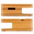 Bamboo Wood Dock for iPhone and Apple Watch has cut out groves for a perfect fit and to hide all the unsightly charging leads and will keep them clean and safe