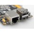 Banana Pro single board computer with ARM Cortex A7 Dual Core CPU  1GB RAM and onboard Ethernet as well as Wi Fi  USB ports  OTG  micro SD card and SATA 2