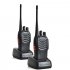 Baofeng BF 888S UHF 400 470MHz CTCSS DCS With Earpiece Handheld Amateur Radio Tranceiver Walkie Talkie Two Way Radio Long Range Black 2 Pack