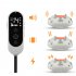 Bark Collars  Dog Bark Collar With Adjustable Collar  Electric Shock  Sound Prompt  Vibration Mode  IP67 Waterproof Pet Accessories For All Types Of Dogs White