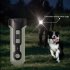 Bark Deterrent Device Rechargeable Smart Barking Stopper Anti Bark Training Device Ultrasonic Automatic Army Green