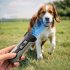 Bark Deterrent Device Rechargeable Smart Barking Stopper Anti Bark Training Device Ultrasonic Automatic Army Green
