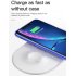 Baseus 2 in 1 Wireless Charger Pad for Apple Watch 4 3 2 1 Fast Wireless Charging for iPhone 8 Xs Max Samsung S9 black