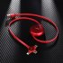 Baseus 3 in 1 USB Retractable Cable for Iphone Android Type c Expansion Data Line   Red