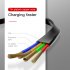 Baseus 3 in 1 USB Retractable Cable for Iphone Android Type c Expansion Data Line   Red