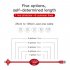 Baseus 3 in 1 USB Retractable Cable for Iphone Android Type c Expansion Data Line   Red