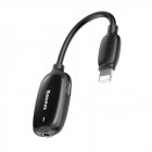 Baseus CALL51 Adapter Converter   3 5 Female 3 in 1  8 Pins To Double 8 Pins Female   Black 