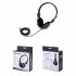 Bass Wired Gaming Headset 3 5mm Plug Foldable Portable Hifi Headphones Sy808 for Phone Tablet Black
