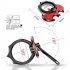 Bat Cell Phone Ring Stand Holder Kickstand 360   Rotation Universal Cellphone Metal Stand Ring for iPhone X 8 8 Plus  Samsung red