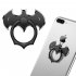 Bat Cell Phone Ring Stand Holder Kickstand 360   Rotation Universal Cellphone Metal Stand Ring for iPhone X 8 8 Plus  Samsung red