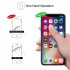 Bat Cell Phone Ring Stand Holder Kickstand 360   Rotation Universal Cellphone Metal Stand Ring for iPhone X 8 8 Plus  Samsung red