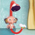 Bath Toys For Toddlers Electric Automatic Spray Shower Summer Playing Water Toys For Boys Girls Gifts red