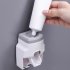 Bathroom Automatic Toothpaste Dispenser Waterproof Lazy Toothpaste Squeezer Toothbrush Holder Bathroom Products white