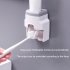 Bathroom Automatic Toothpaste Dispenser Waterproof Lazy Toothpaste Squeezer Toothbrush Holder Bathroom Products blue