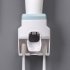 Bathroom Automatic Toothpaste Dispenser Waterproof Lazy Toothpaste Squeezer Toothbrush Holder Bathroom Products blue