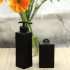 Bathroom Refillable Soap Dispenser 304 Stainless Steel Shower Gel Shampoo Lotion Hand Washing Detergent Bottle square Matte black 358ml H