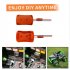 Battery Adapter 18v 20v Dock Power Mount Connector for Black Decker Stanley Porter Cable Lithium Battery Orange