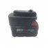 Battery Adapter Compatible for Milwaukee 18v M18 Lithium Battery Black