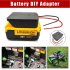 Battery Adapter Compatible for Dewalt Dcb Series 14 4V 18V 20V Li ion Battery Black