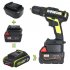 Battery Adapter Compatible for Miwock M18 18v Converter Black