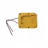Battery Adapter Compatible for Dewalt DCB Series 14 4v 18v 20v Li ion Battery Yellow